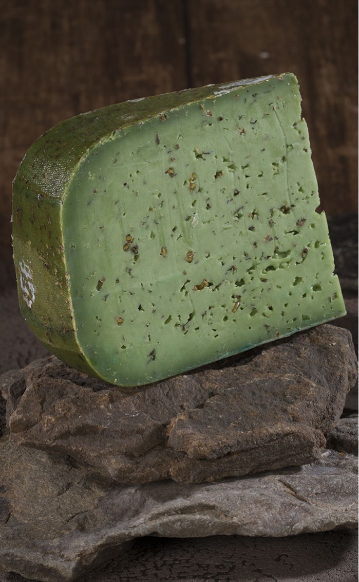 Gouda Au Pesto Vache Fromagerie Pouillot 